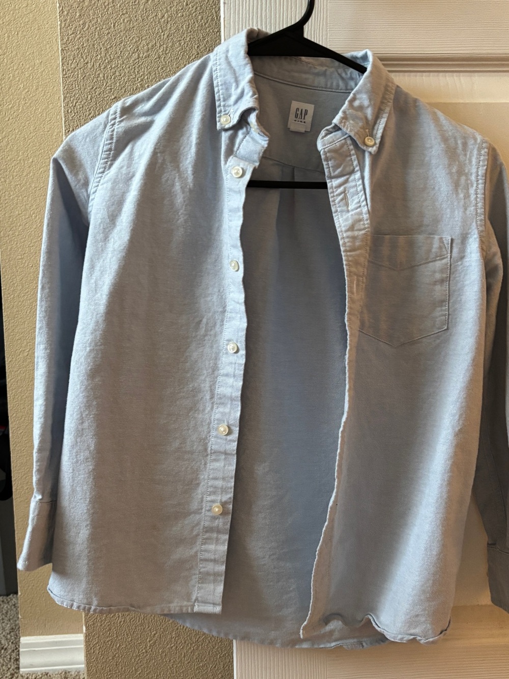 GAP kids Light Blue Button-Down Shirt